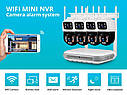 Wi-Fi комплект відеоспостереження Kerui N28-B-KIT 2 камери 6MP. iCSee/XMeye, фото 4