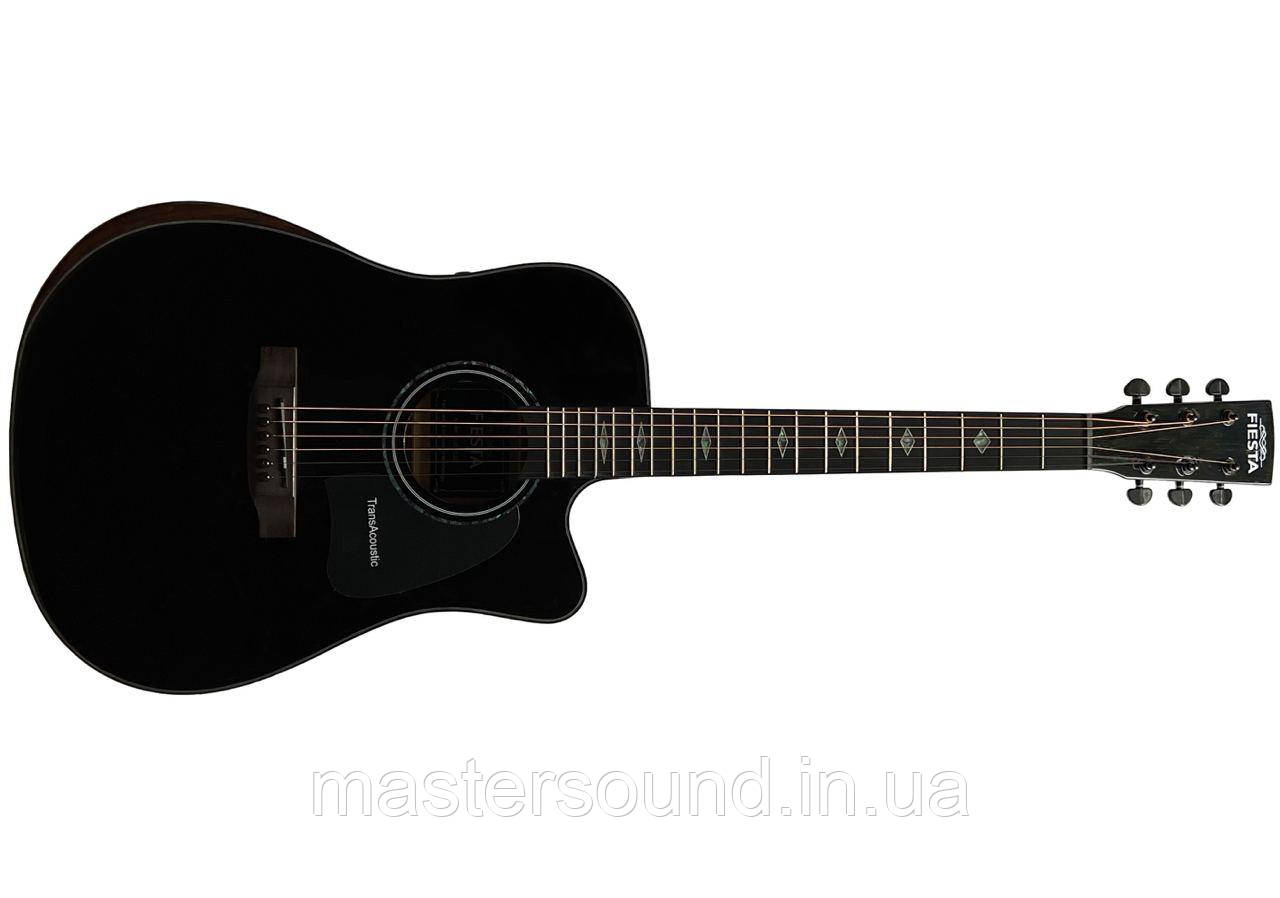 Електроакустична гітара Fiesta FS-46 BK EQ TransAcoustic, фото 1