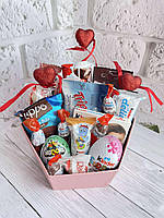Набор "Сладкая Ласка для девушки, Коробка сюрприз со сладостями, Оригинальный подарок для любимой