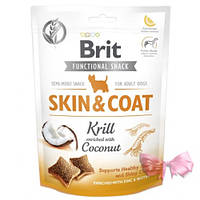 Лакомство Brit Care для собак Брит Кеа Скин энд Коат с крилем и кокосом 150г