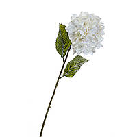 Квітка новорічна 66 см біла