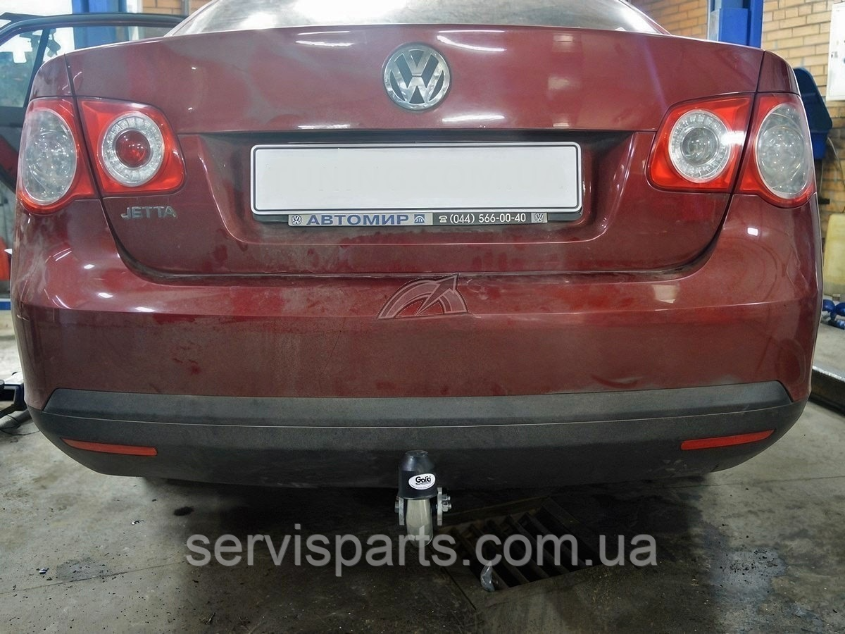 Фаркоп Volkswagen Jetta 5 2005-2011 (Фольксваген Джетта 5) оцинкований на болтах