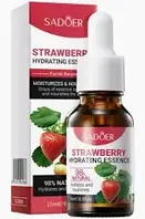 Сироватка для обличчя з екстрактом полуниці Sadoer Strawberry Hydrating Essence 98% Natural, 15 мл.