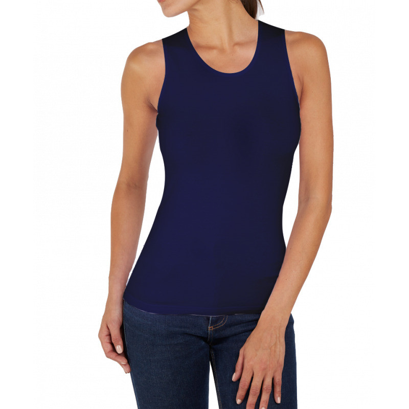 Майка Kappa Canotta Spalla Larga темно-синій Жін S, фото 1