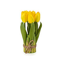 Букет тюльпанов 19 см, желтый
