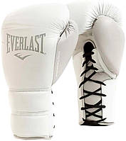 Боксерские перчатки Everlast Powerlock 2 Pro Lace белые 12 унций