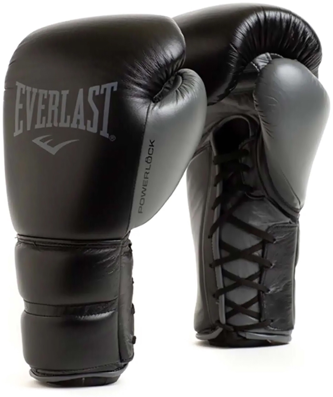 Боксерські рукавиці Everlast Powerlock 2 Pro Lace чорні 12 унцій