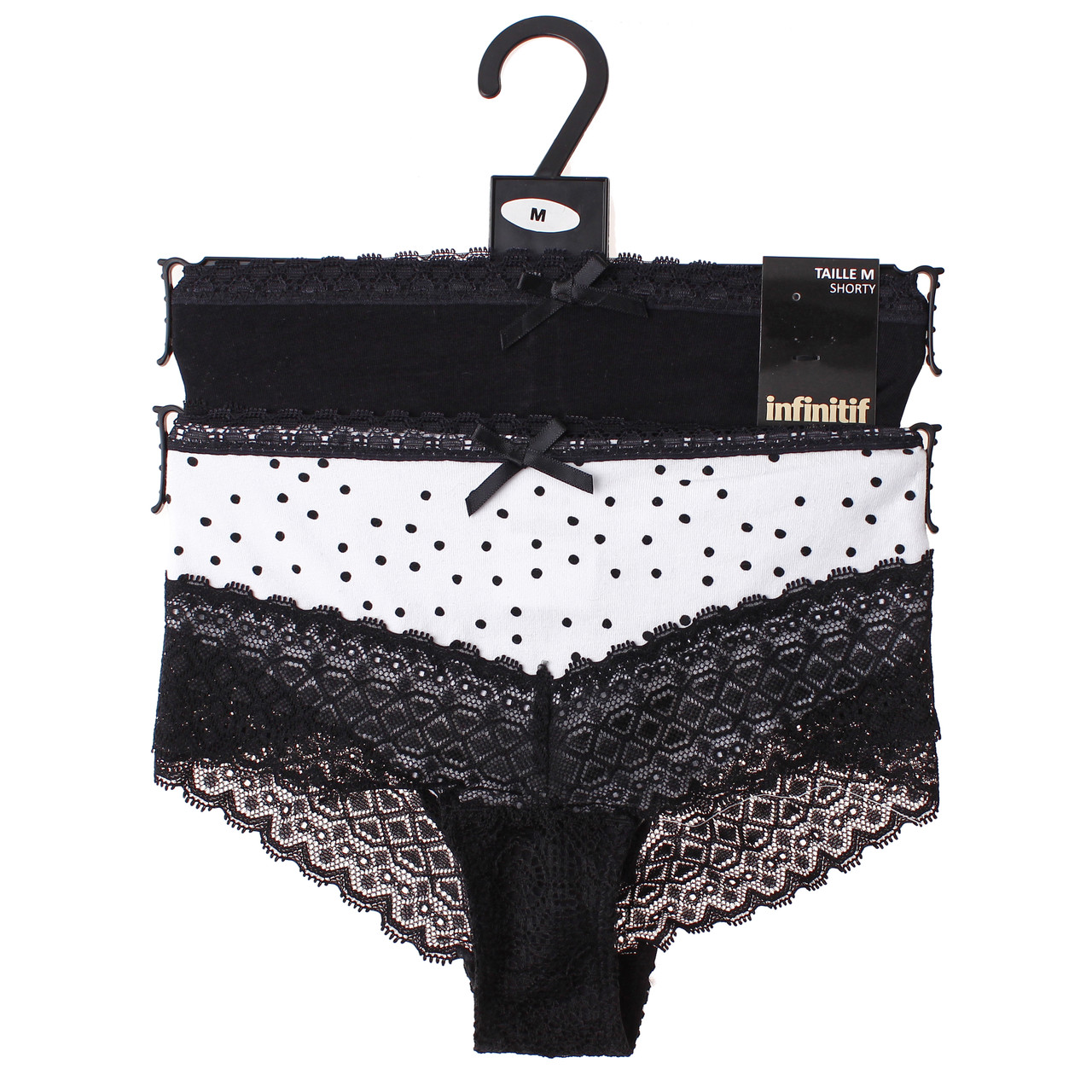 Труси SHO SHORT F чорний,білий Жін M арт 13890284-1, фото 1