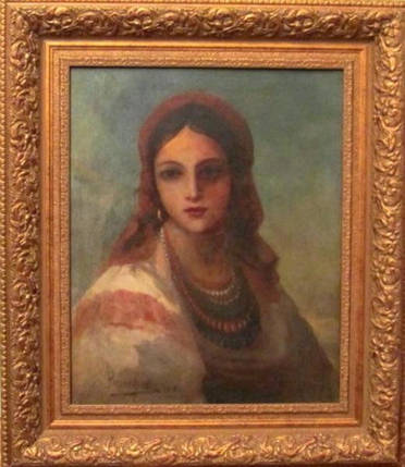 Картина "Портрет українки", автор Винтурин М. І. 1881 рік, фото 2