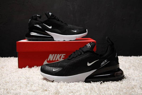 Nike air 270 black and white mens sale