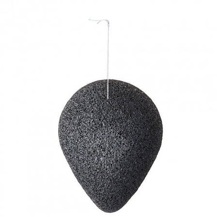 Спонж-конняку з бамбуковим вугіллям Purito Bamboo Charcoal Konjac Sponge 7 g (100750), фото 3