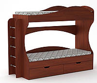 Двухъярусная кровать Компанит Бриз яблоня PK, код: 6540903