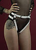Гартери шкіряні Feral Feelings Belt briefs білі Talla, фото 2