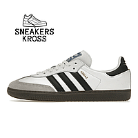 Жіночі кросівки Adidas Samba White Black v2, Кросівки Адідас Самба, Adidas Samba Classic