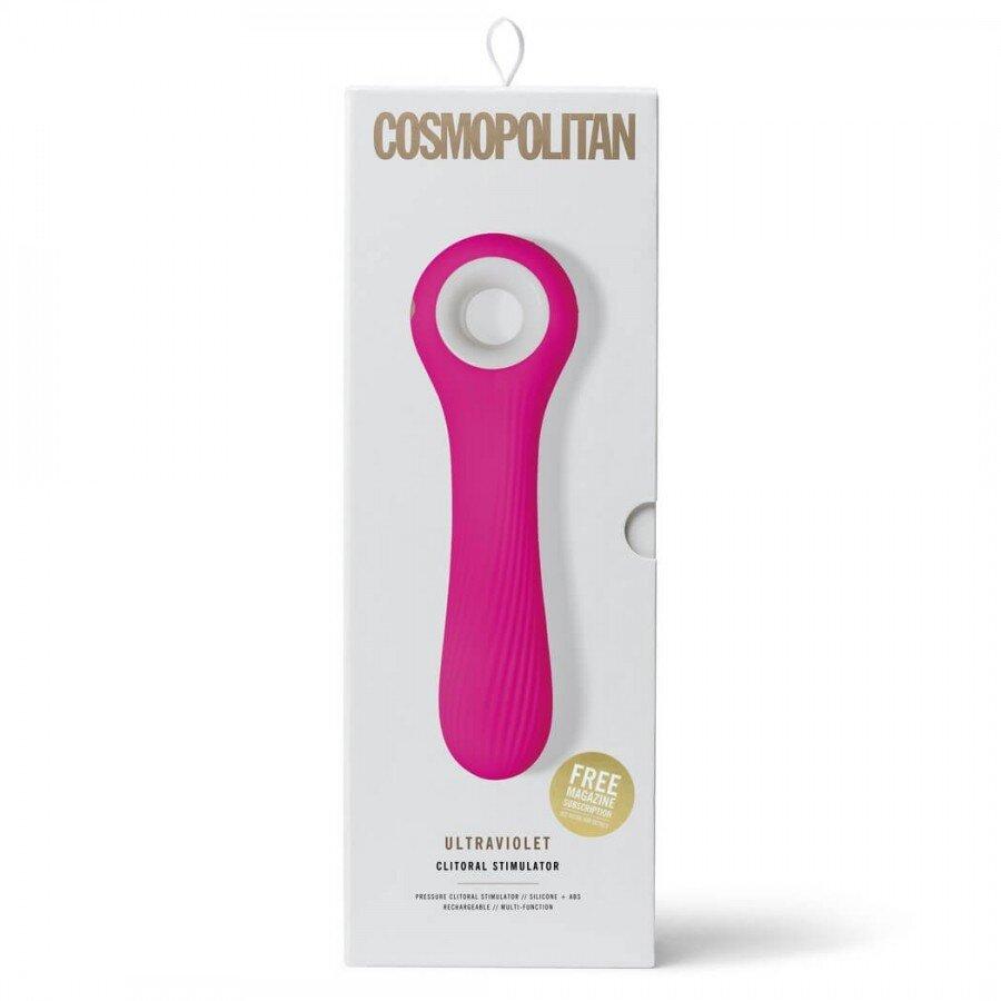 Кліторальний вібратор з силікону Cosmopolitan Ultraviolet Clitoral Stimulator рожевий Talla, фото 1