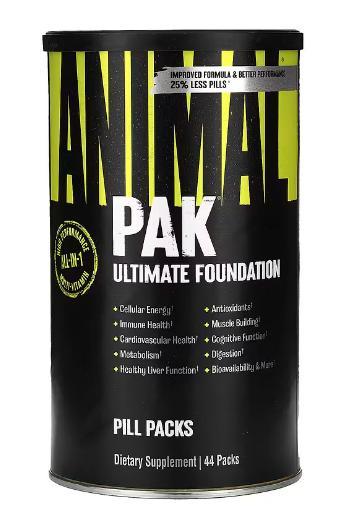 Super Вітаміни Universal Nutrition ANIMAL PAK Ultimate Foundation 44 пакунки