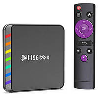 Смарт ТВ приставка H96 Max W2 4/32 Гб Smart TV Box Android Андроид ТВ бокс Б2884-5