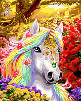 Картина за номерами Казковий єдиноріг 40х50 (Rainbow Art) GX37155