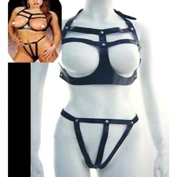 Портупея чорна жіноча шкіряна Talla, фото 1