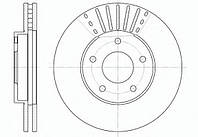 Тормозной диск передний вентилируемый