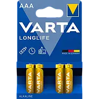 VARTA LONGLIFE AAA BLI 4 ALKALINE Батарейка