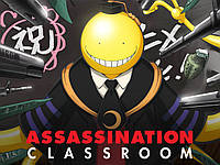 "Assassination Classroom" (Класс убийц) - плакат аниме
