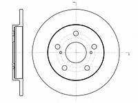 Тормозной диск задний невентилируемый, арт.: 61074.00, Пр-во: Road house