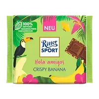 Шоколад Ritter Sport Hola Amigos Crispy Banana 100g