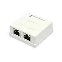 2хSTP RJ45 EPNew Розетка внешняя