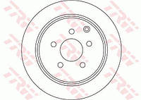 Тормозной диск задний вентилируемый, арт.: DF4353, Пр-во: TRW