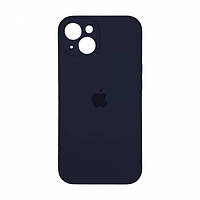 Чехол Silicone Case iPhone 15 Midnight Blue (8) Full Camera