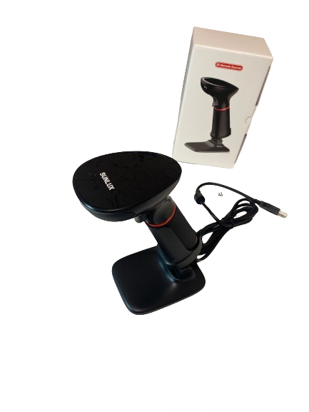 Сканер штрих-кода SUNLUX XL-3610 USB 2D з підставкою.