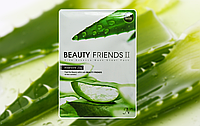 Маска для лица Алоэ вера тканевая Beauty Friends II Корея