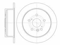Тормозной диск задний невентилируемый, арт.: 6911.00, Пр-во: Road house