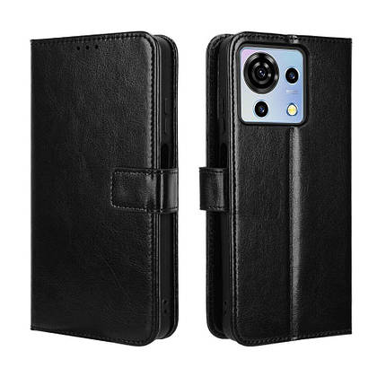 Чохол книжка Book case для ZTE Blade V50 Vita чорний, фото 1