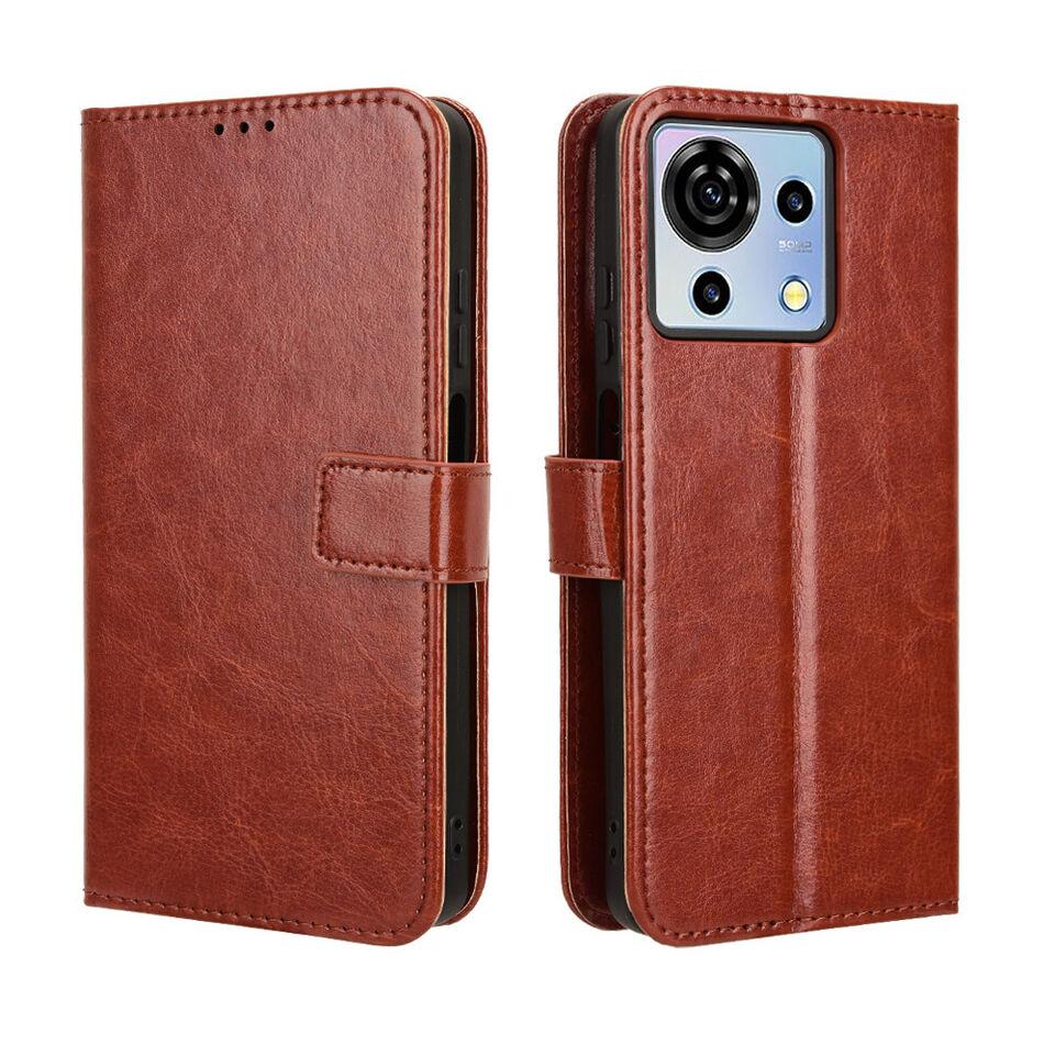 Чохол книжка Book case для ZTE Blade V50 Vita коричневий