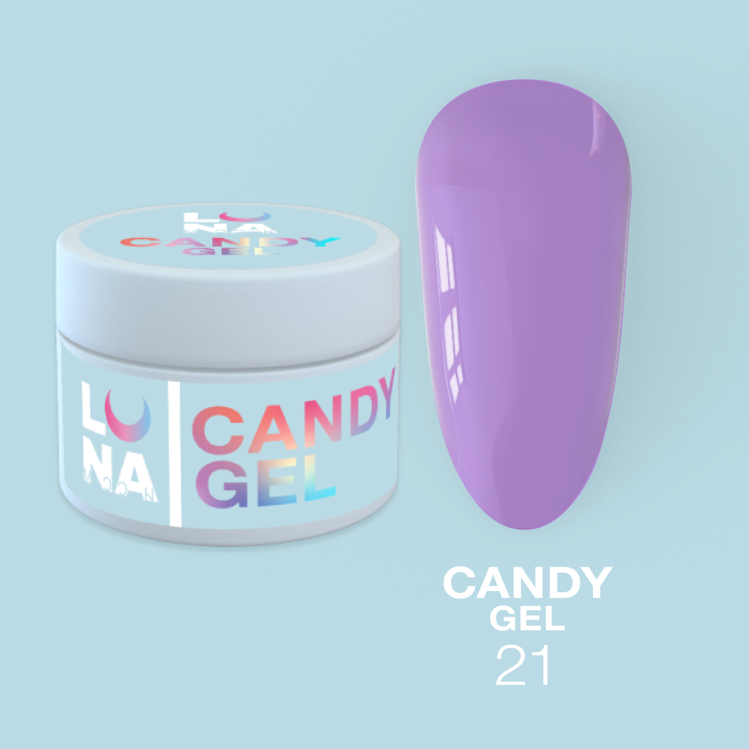 Гель для нарощування Candy Gel №21 15ml LUNAmoon, фото 1