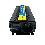 Перетворювач струму Globus 3200 Вт інвертор з прямою чистою синусоїдою для котла з РК-дисплеєм, фото 4