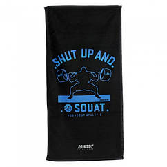 Рушник Poundout Gear SHUT UP AND SQUAT 70х140