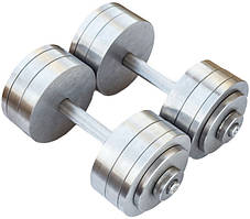 Гантелі 2 по 26 кг розбірні метал (металеві гантелі розбірні наборні набірні для будинку металеві) R_R_02