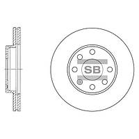 Тормозной диск передний вентилируемый, арт.: SD3004, Пр-во: Sangsin