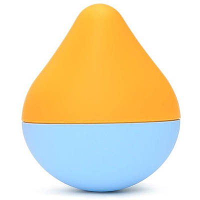 Міні вібратор для стимуляції клітора жовто блакитний Iroha Talla