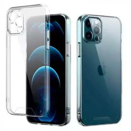 Чохол SPACE для iPhone 15 Pro Прозорий (закрита камера), фото 1
