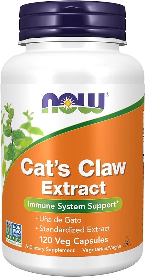 NOW Foods, екстракт котячого кігтя (Cat's Claw), 120 вегетаріанських капсул, фото 1