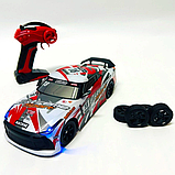 Nissan GT-R 4WD Drift Machine з додатковими колесами Nissan для дрейфу 28 см, фото 2