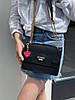 Жіноча сумка Guess Mini Bag Black (Чорна) Сумка Міні Гесс екошкіра 1 відділення на металевому ланцюжку, фото 7