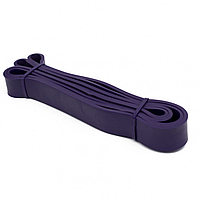 Резина для тренировок EasyFit 15-45 кг фиолетовая, Резиновая петля, Резина для подтягиваний, резина для спорта