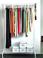Регулируемая вешалка-стойка, Стойка для одежды напольная металлическая на колесах IKEA, DEV