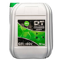 Антифриз QT MEG EXTRA G11, зеленый -40°C, 10кг, арт.: QT5624010, Пр-во: QT-oil