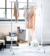 Вертикальная вешалка IKEA, Стойка для одежды раздвижная, Стойка для одежды складная, DEV